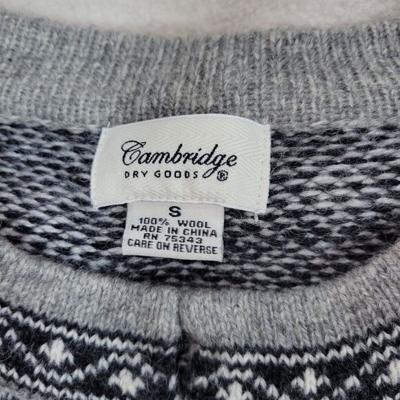 Cambridge Dry Goods Sweater Womens Size Small Wool RN 75343 Grandma Winter Cold - Picture 15 of 16